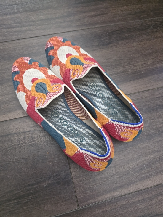 Rothy's Shoes - Rothy's Multicolor Patterned Knit Slip-On Flats